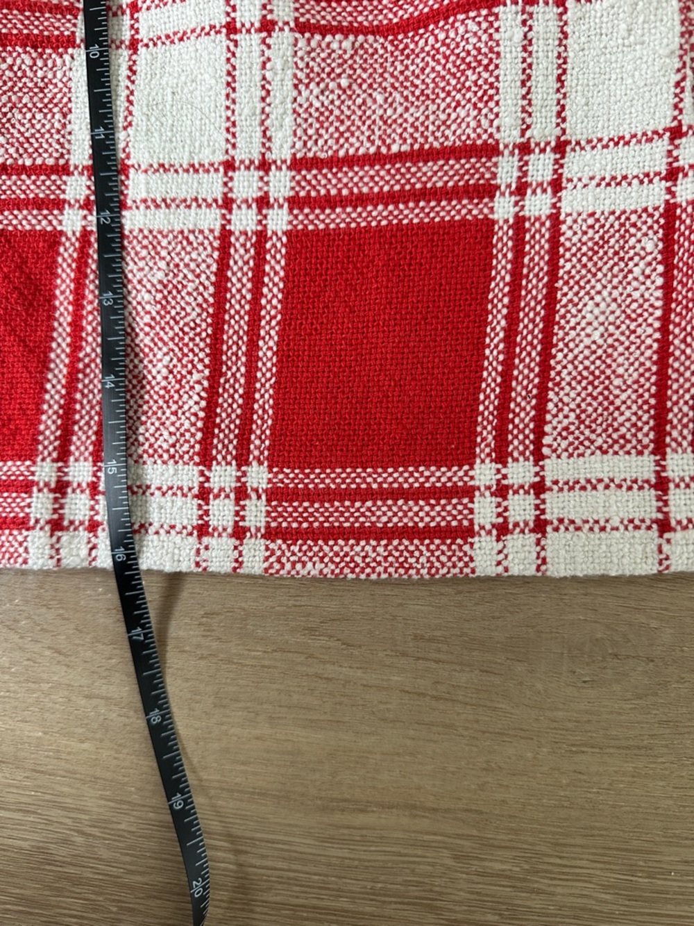 Zara Red and White Checkered Mini Skirt - Picture 7 of 9